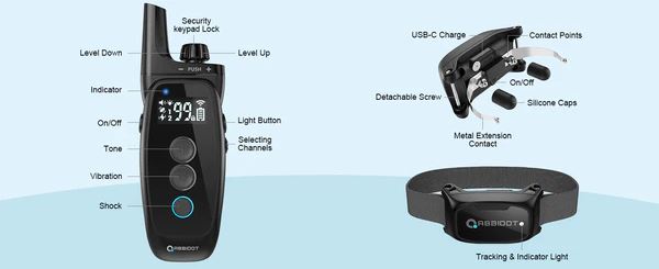 T50R Remote Dog Training Shock Collar 1 2 Dogs S M L 900m