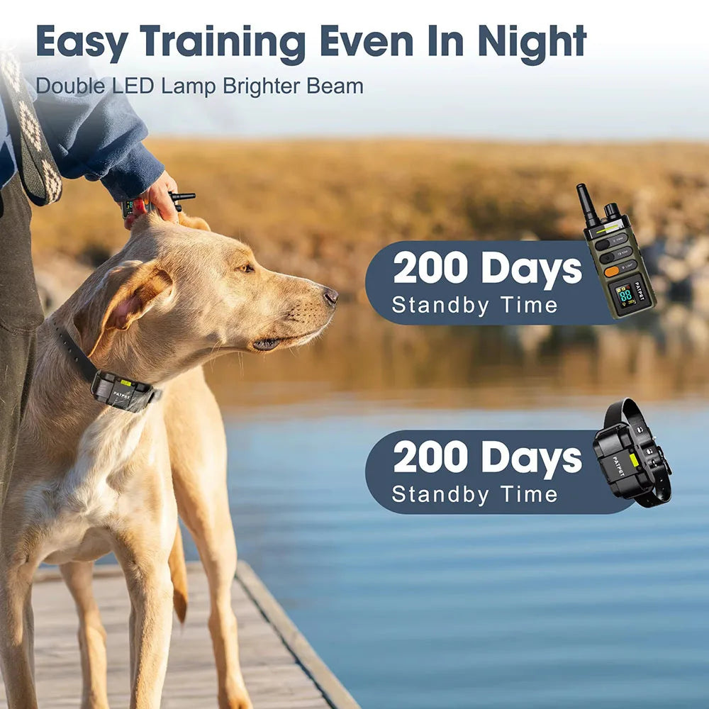 BH625R Remote Dog Training Collar 1-2 Dogs 1600m