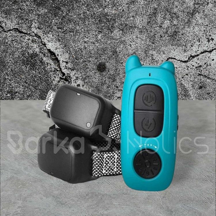 BARKAHOLICS® BH800R Remote Dog Training Shock Collar 1-2 Dogs 400m S/M - BARKAHOLICS®